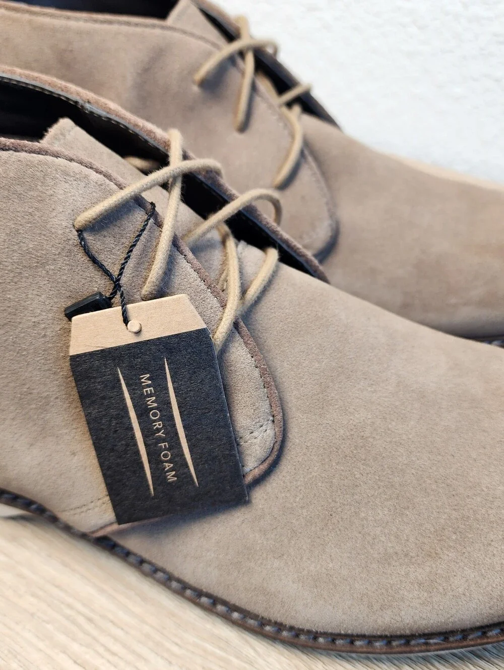 NWT CREVO Josiah Chukka Boot Tan Suede Leather Lace Up Shoe Men's 12